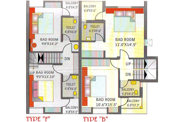 First Floor F and B